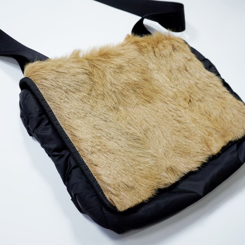 Early 00s【PRADA SPORT】Kid fur docking nylon sho