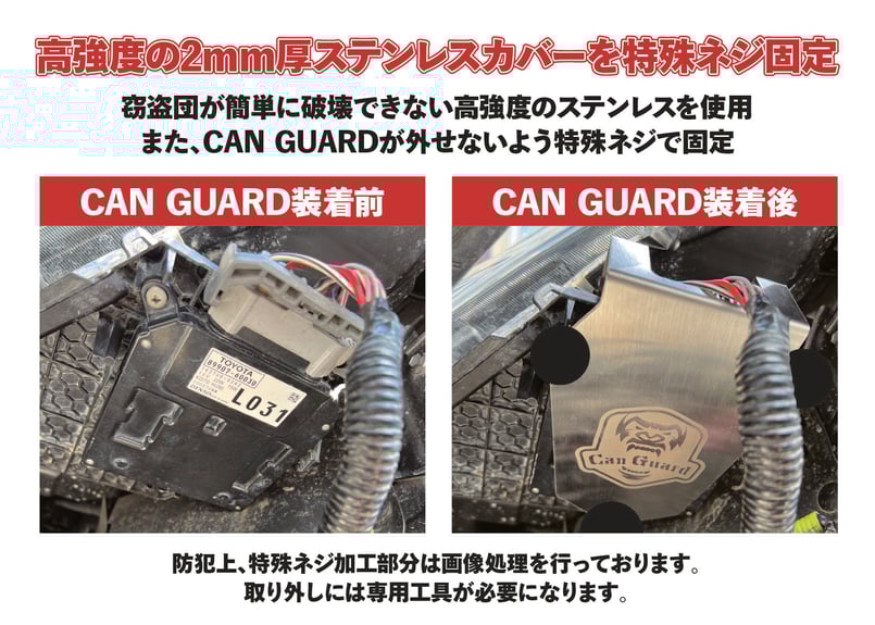 プラド150後期専用【CAN GUARD】 -CANガード- CANインベーダー盗難対策