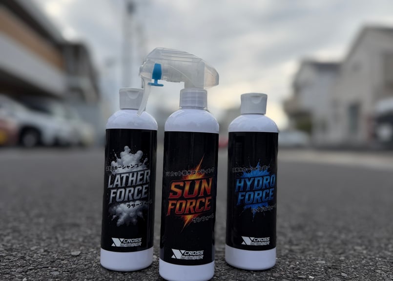 撥水カーシャンプー【HYDRO FORCE】 | CROSS MEMBER