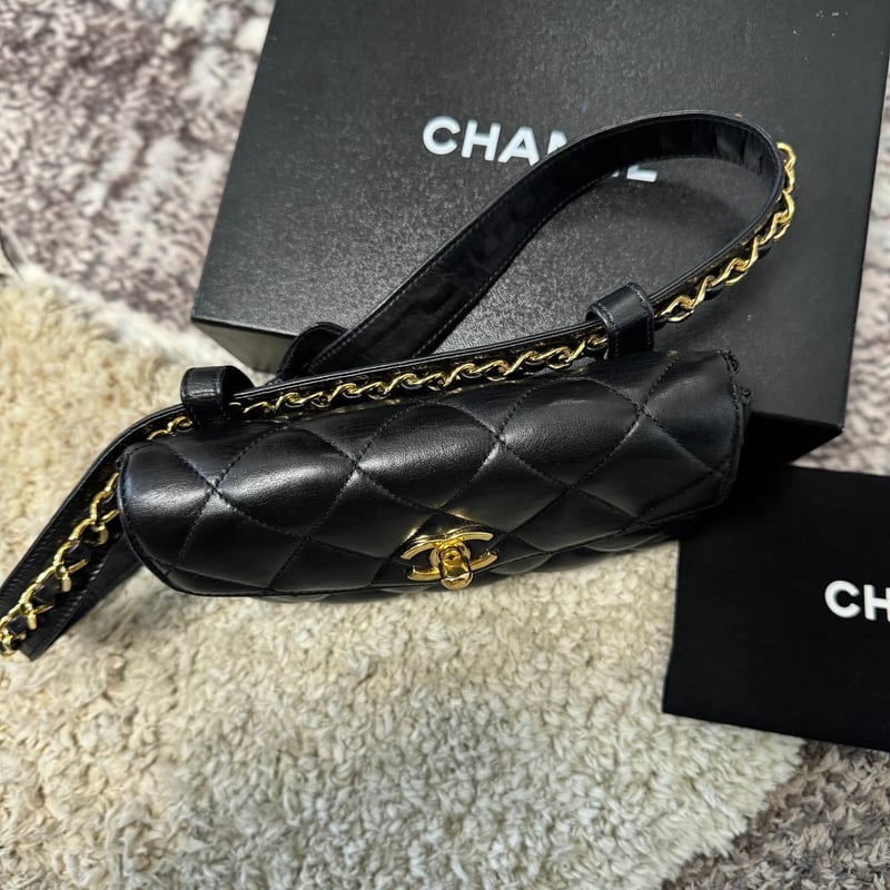 シャネル マトラッセ チェーン ウエストポーチ ウエストバッグ