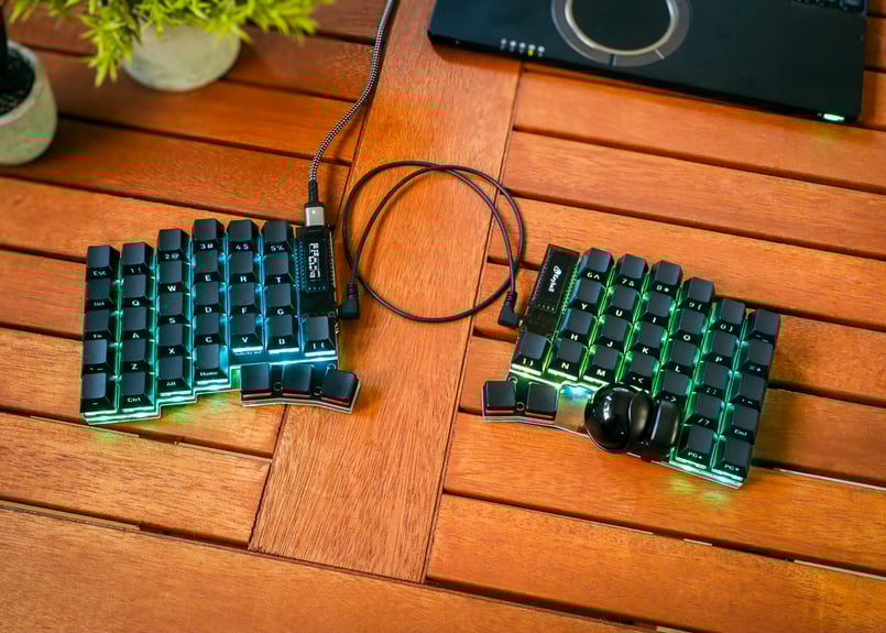 ああべ keyball61 左手ボール 黒仕様 ああべ様専用 keyball61 左手