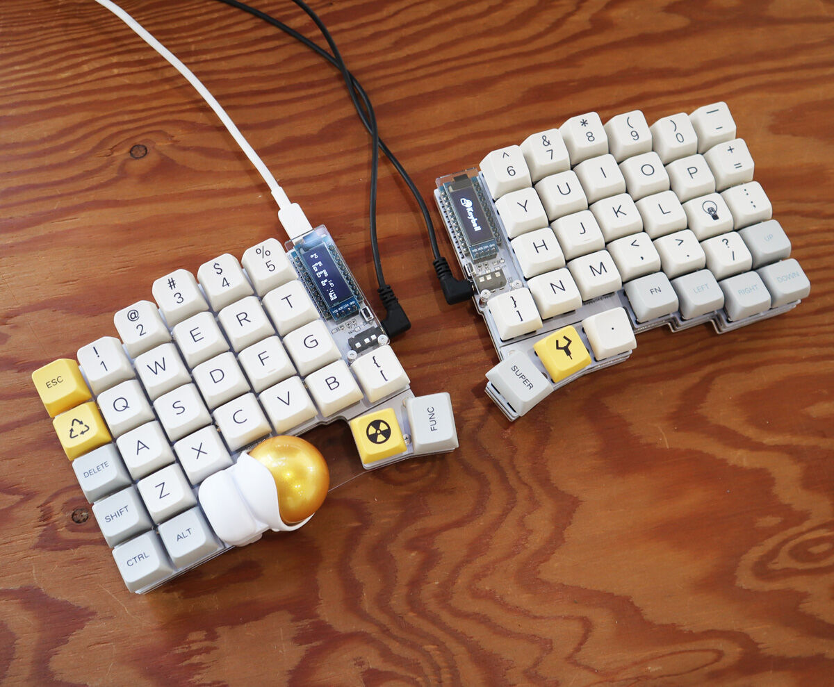 ああべ keyball61 左手ボール 黒仕様 ああべ様専用 keyball61 左手