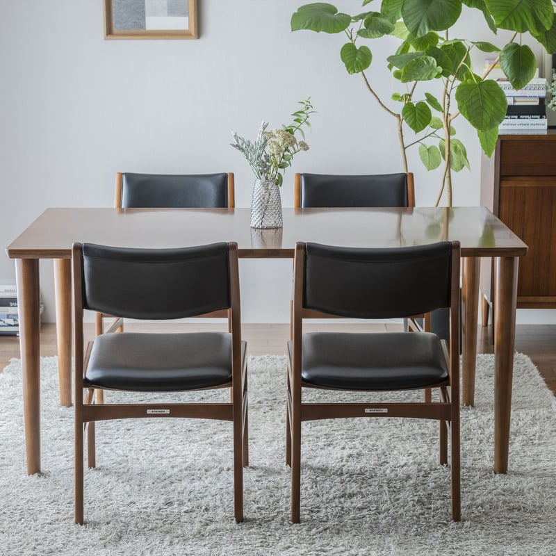 カリモク60 アームレスダイニングチェア スタンダードブラック