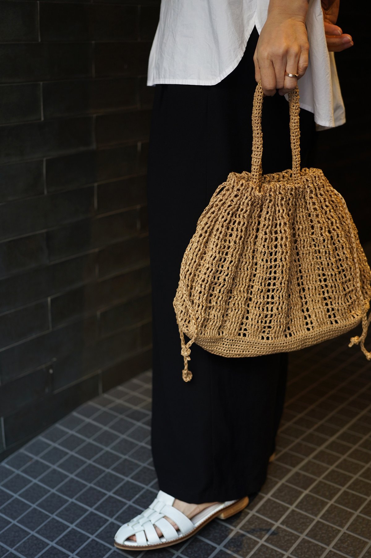 DARUMA 2026春夏新作 巾着トートバッグ キット | ニットショップまつや