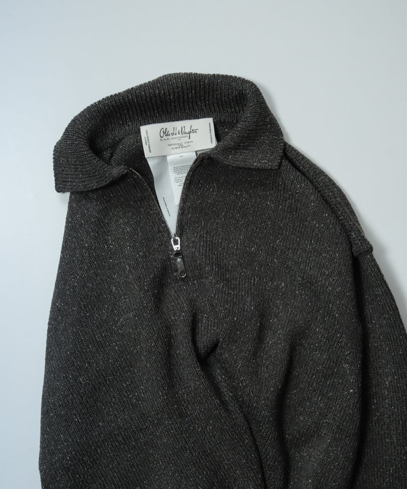 Olde H & Daughter SILK COTTON HALF ZIP P/O | Mu