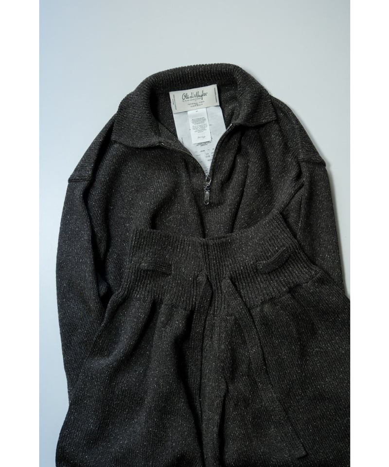 Olde H & Daughter SILK COTTON HALF ZIP P/O | Mu