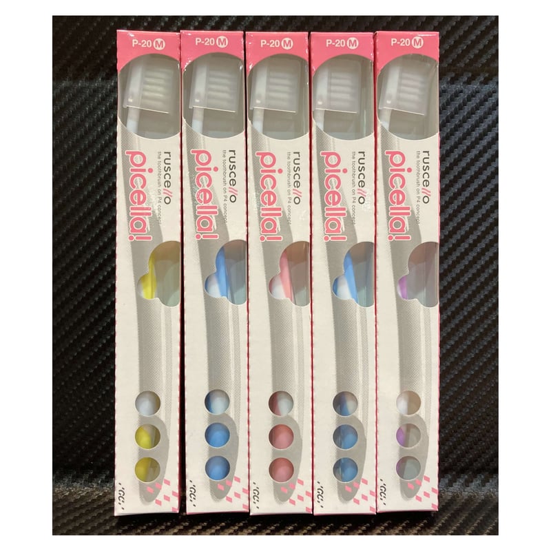 ジーシー ルシェロ ピセラ 歯ブラシ P-20M 1本 色お任せ 女性向け 歯周