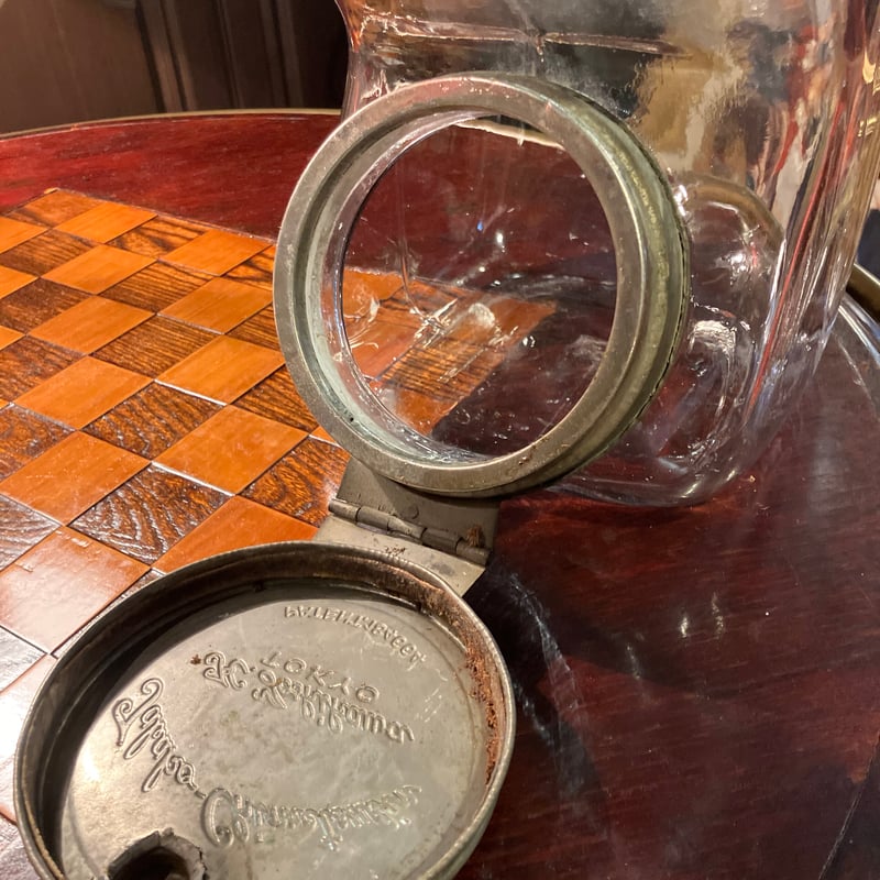 駄菓子屋 ガラス瓶 菓子瓶 昭和レトロ | アンティーク家具と喫茶