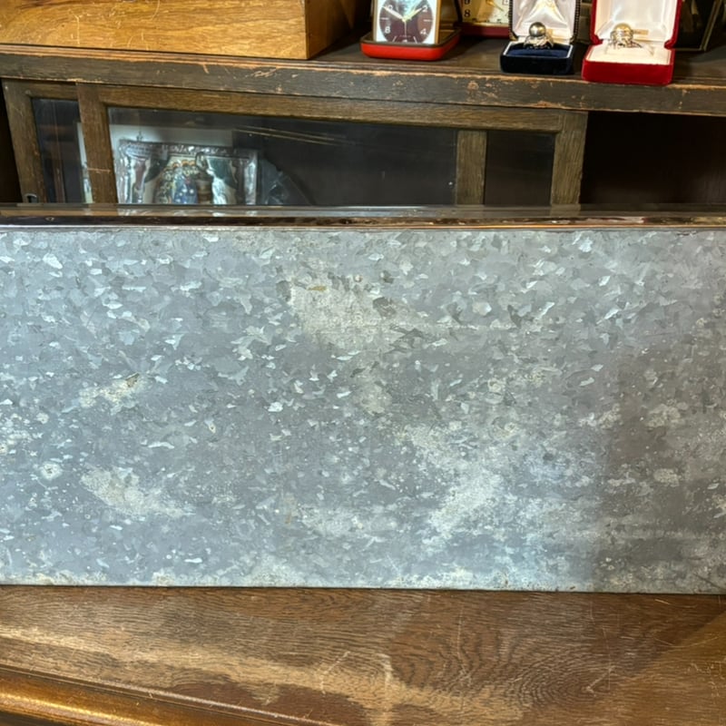 アンティーク ブリキ製ガラスケース ガラスショーケース 駄菓子ケース