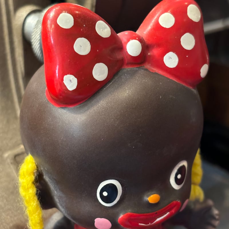 内藤ルネ くろんぼ(女の子)貯金箱 | アンティーク家具と喫茶キャバレー