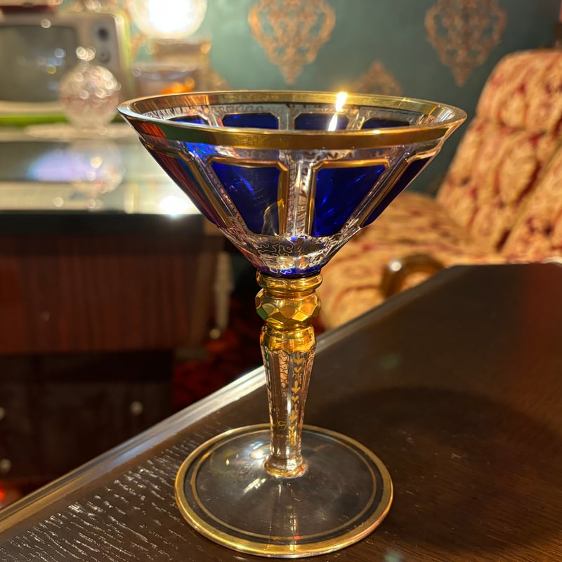 ボヘミアガラス カクテルグラス ボヘミアングラス | アンティーク家具