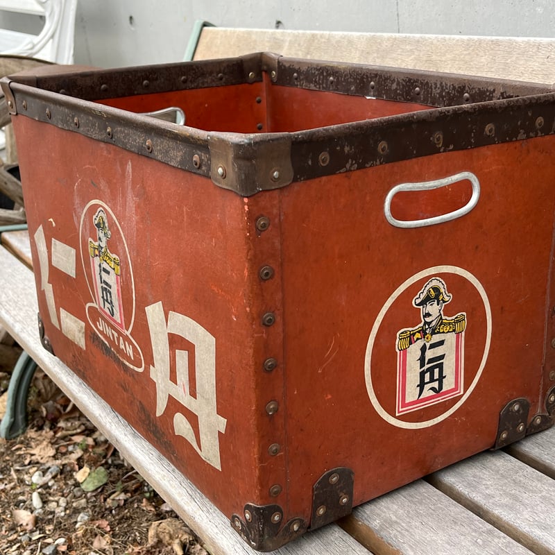 昭和レトロ 仁丹ボテ箱 かなーり希少 | アンティーク家具と喫茶