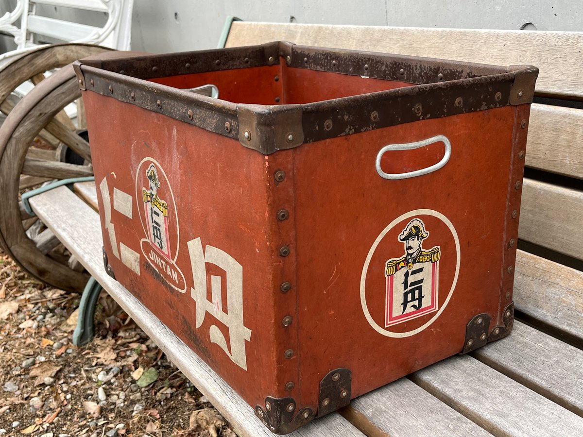 昭和レトロ 仁丹ボテ箱 かなーり希少 | アンティーク家具と喫茶