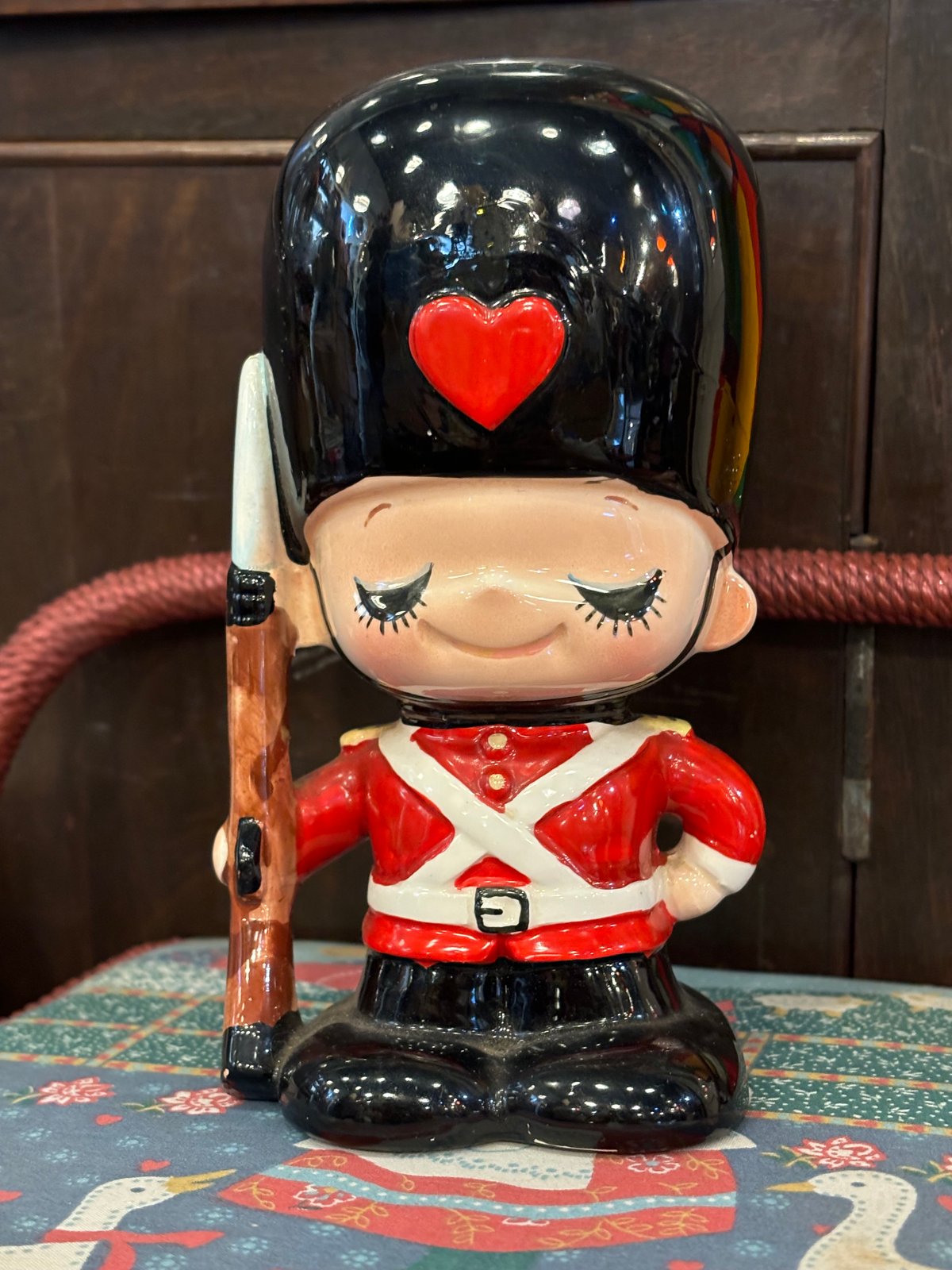 内藤ルネ RUNE レトロ 兵隊さん 貯金箱 | アンティーク家具と喫茶