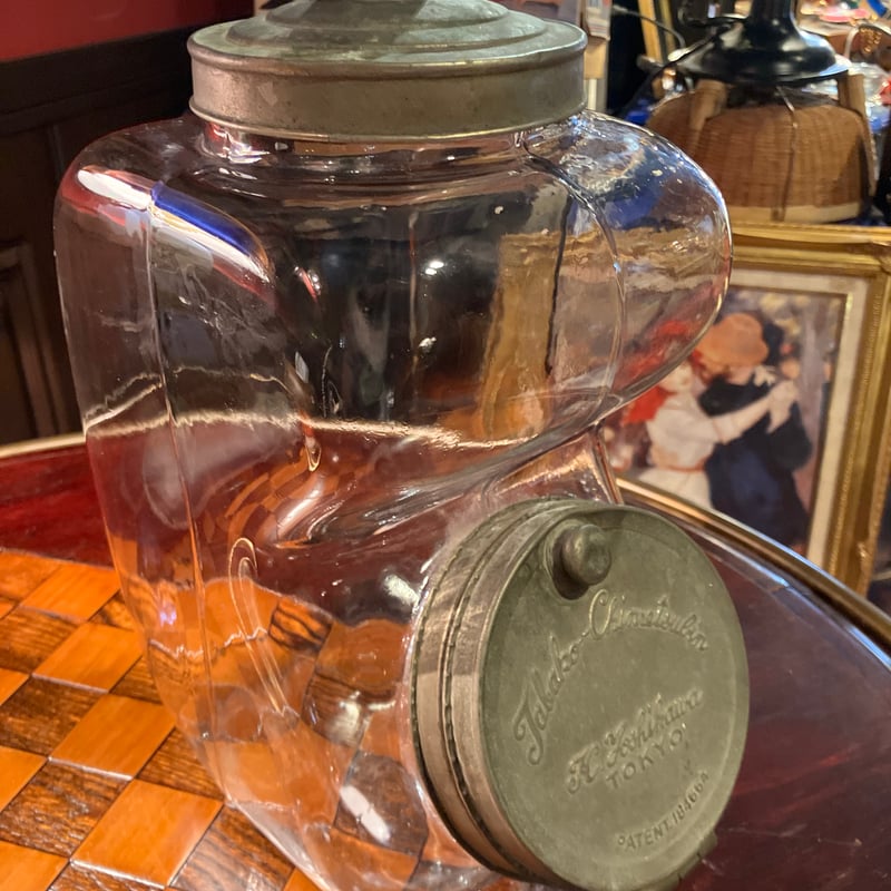 駄菓子屋 ガラス瓶 菓子瓶 昭和レトロ | アンティーク家具と喫茶