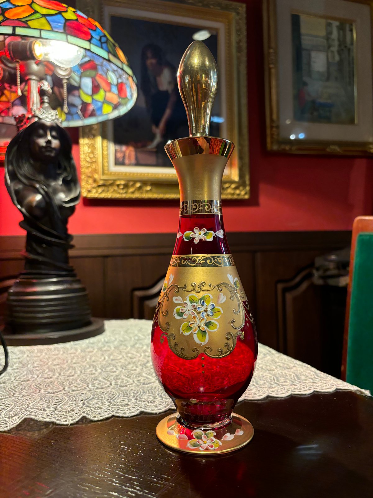 ベネチアグラス デキャンタ | アンティーク家具と喫茶キャバレーの