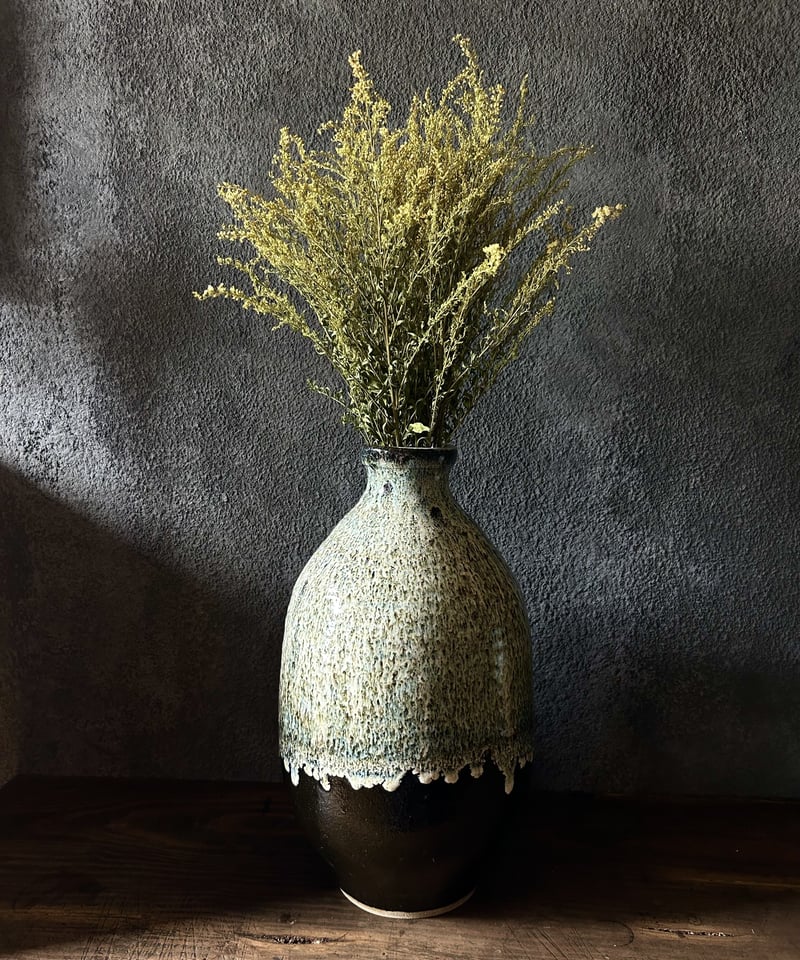 花器K1/釉薬/大きい/骨董/花瓶 | 骨董・アンティークのオンライン