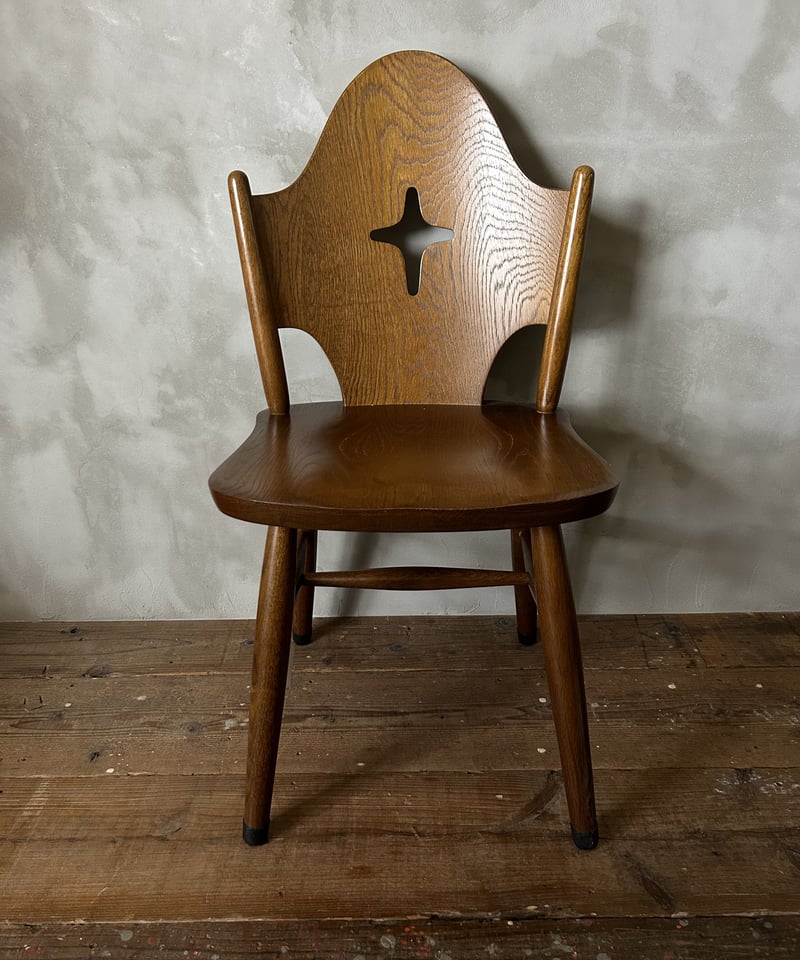 チャーチチェア/家具/オーク材/ビンテージ | 骨董・アンティークの