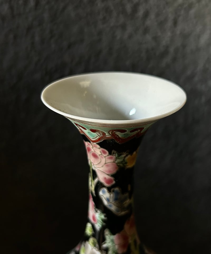 景徳鎮の花瓶/中国/龍/花柄/骨董 | 骨董・アンティークのオンライン