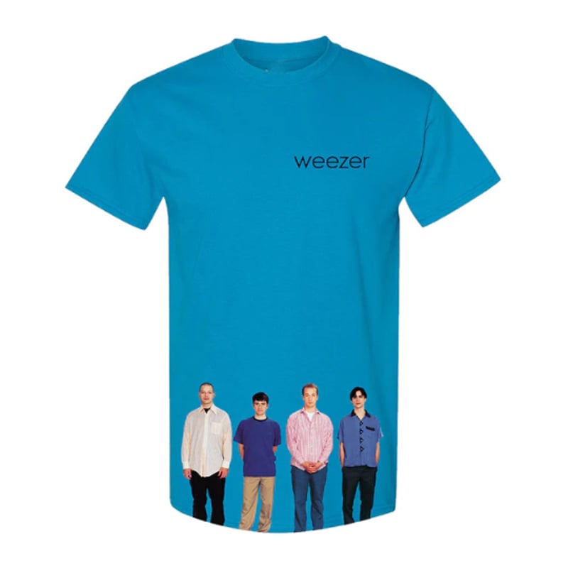 公式新品】 WEEZER – BLUE ALBUM ウィーザーTシャツ GILDAN HEA