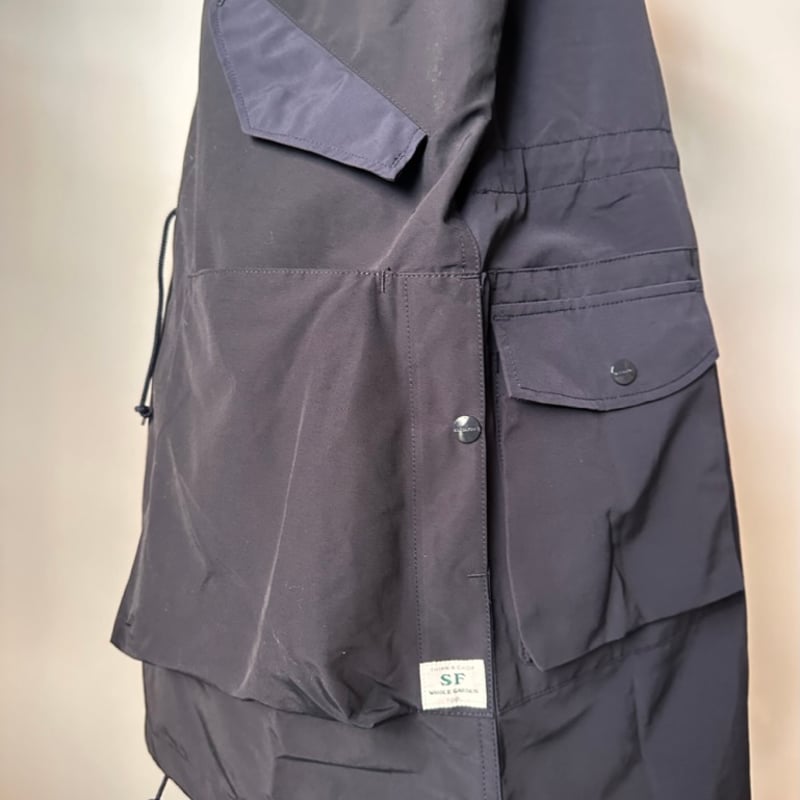 SASSAFRAS / DIGS CREW COAT (NAVY) | weaver