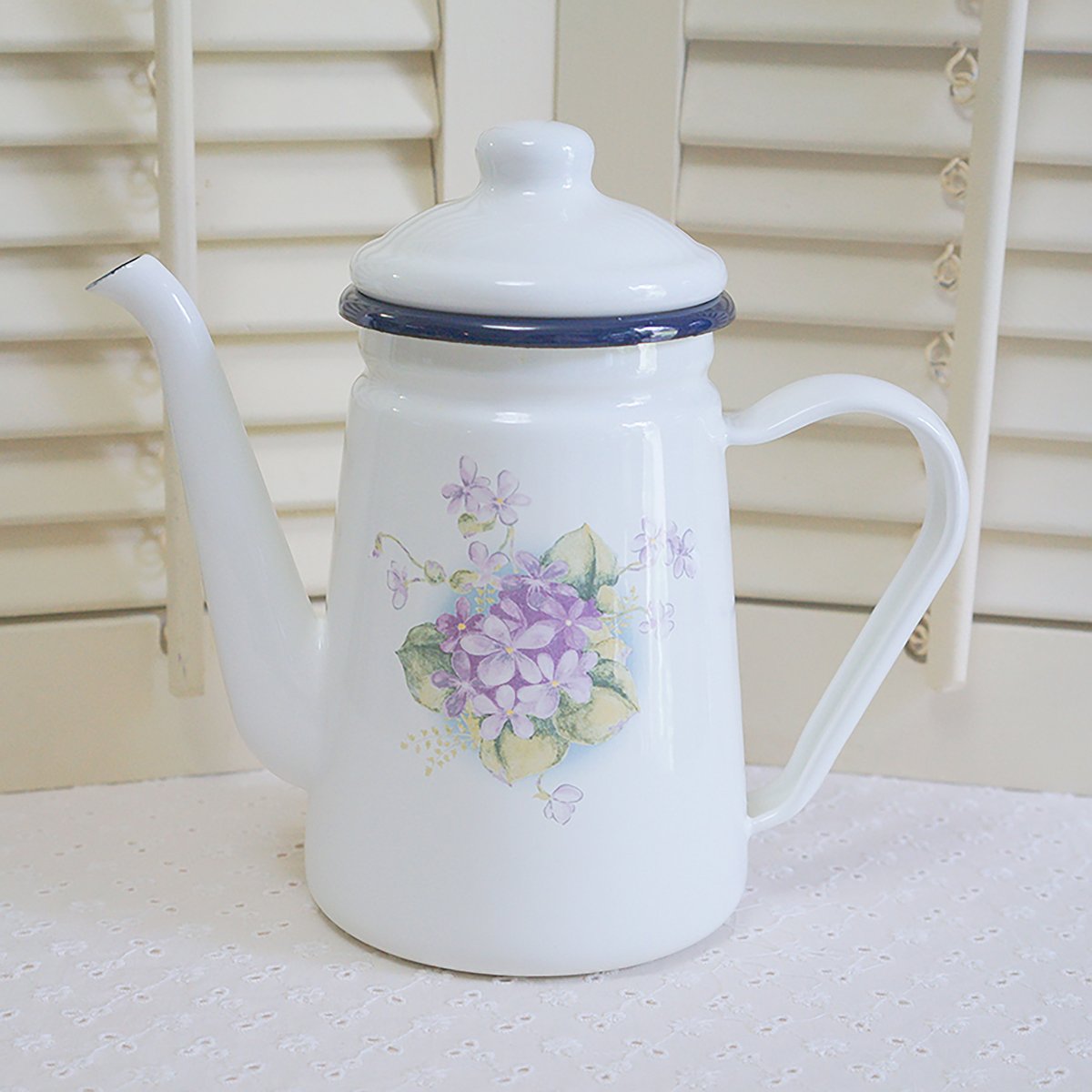 イマン スミレ コーヒーポット ホーロー | Frenchchic