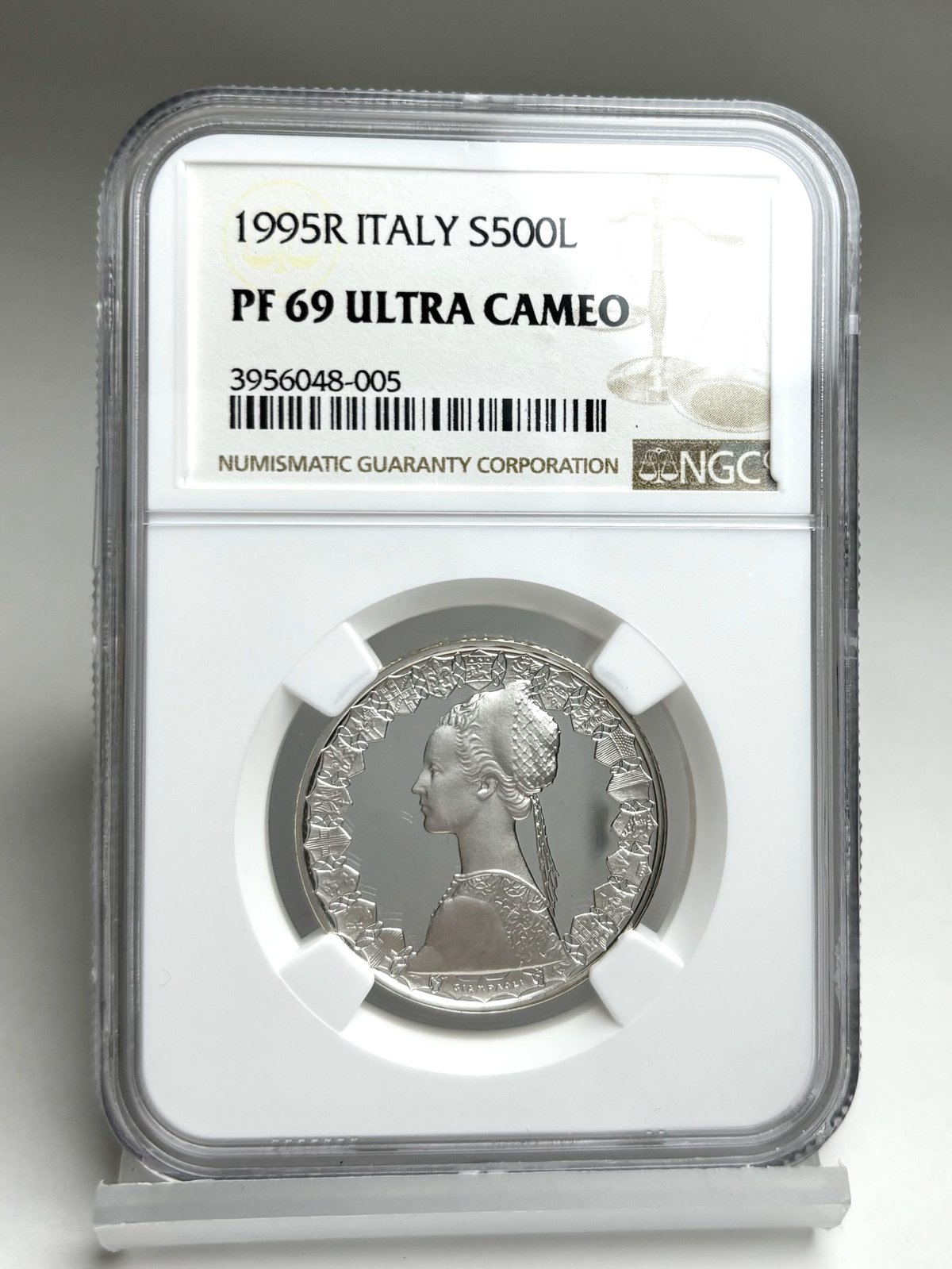 1995年 イタリア コロンブス 500リラ 銀貨 PF69 NGC 最高鑑定品 | Coin