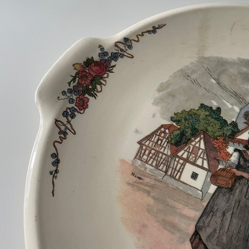 サルグミンヌ SARREGUEMINES オベルネ Obernai ケーキ皿 | Gui an