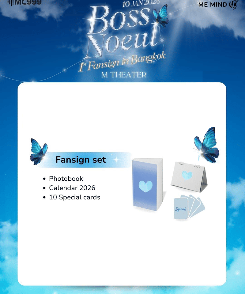 Boss&Noeul】1st Fansign in Bangkok 《Fansign Set