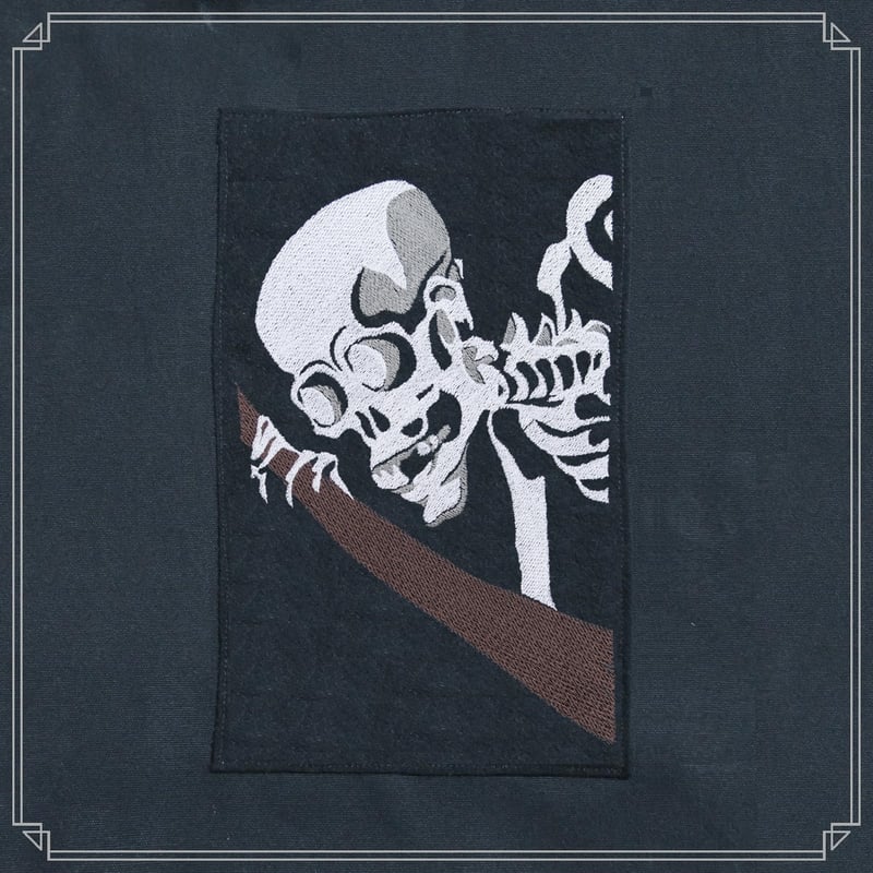 歌川国芳 「相馬の古内裏」のがしゃどくろ 一勇斎国芳 刺繍 キャンバス