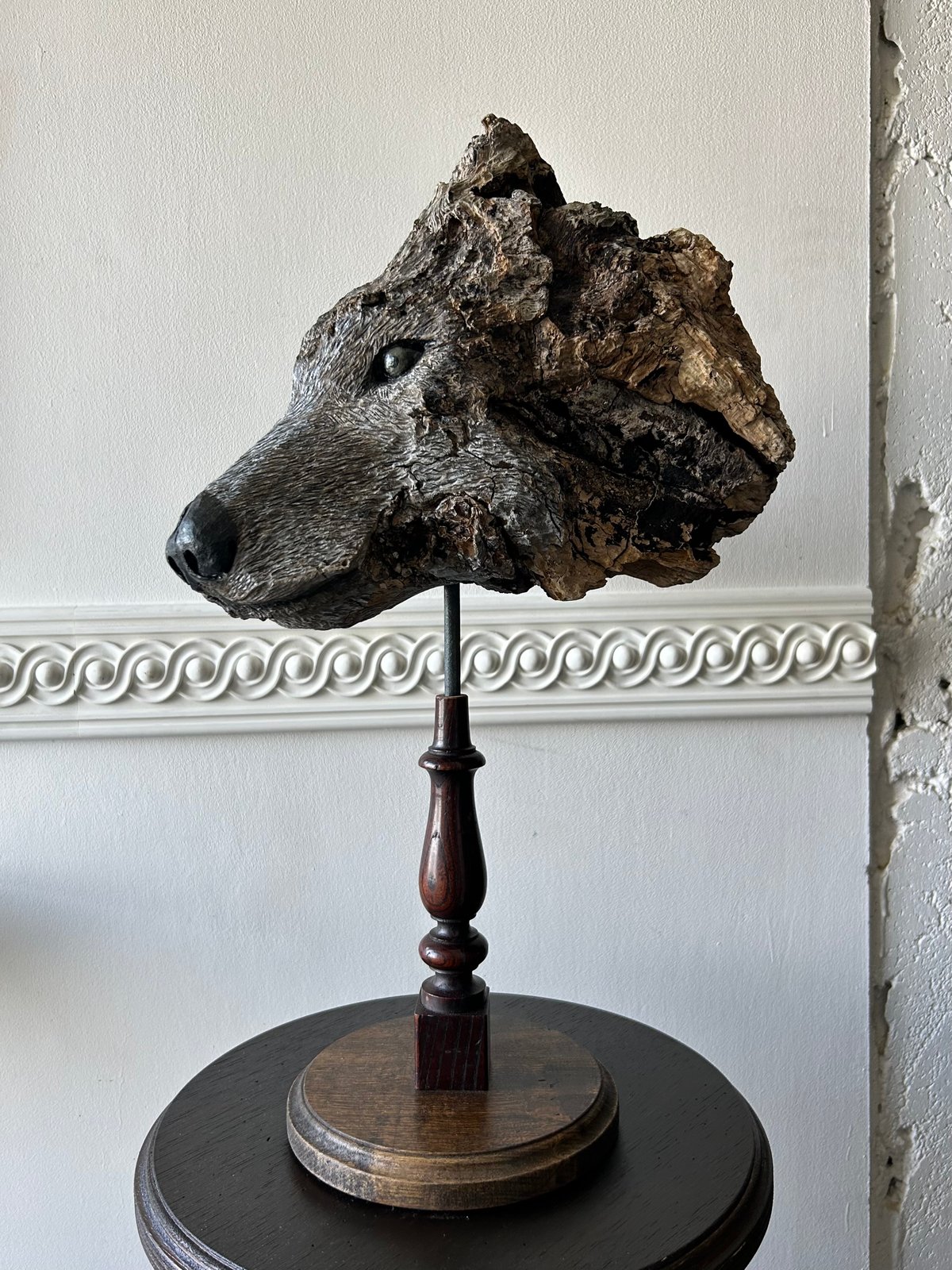 ジム・ブランデンバーグ 直筆サイン入り プリント 写真アート現状品 狼