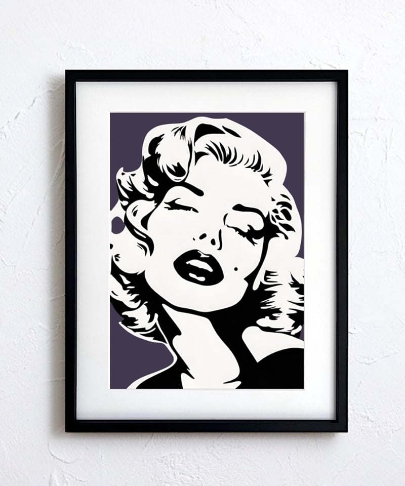 新品未開封未掲示品Marilyn Monroe モノクロ鉄製ポスター 新品未開封未