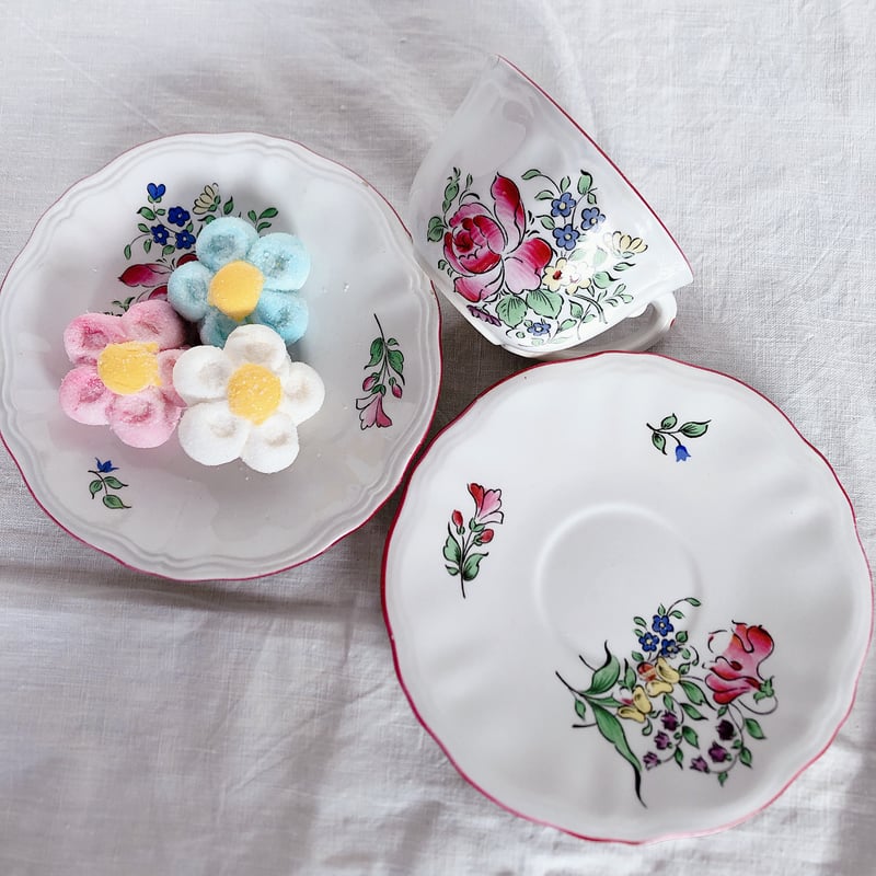 リュネヴィル Réverbère カップアンドソーサー＆ソーサー3点セット