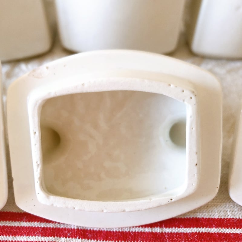 レア☆HBCM ベアン クレイユエモントロー バスク柄 陶器キャニスター5