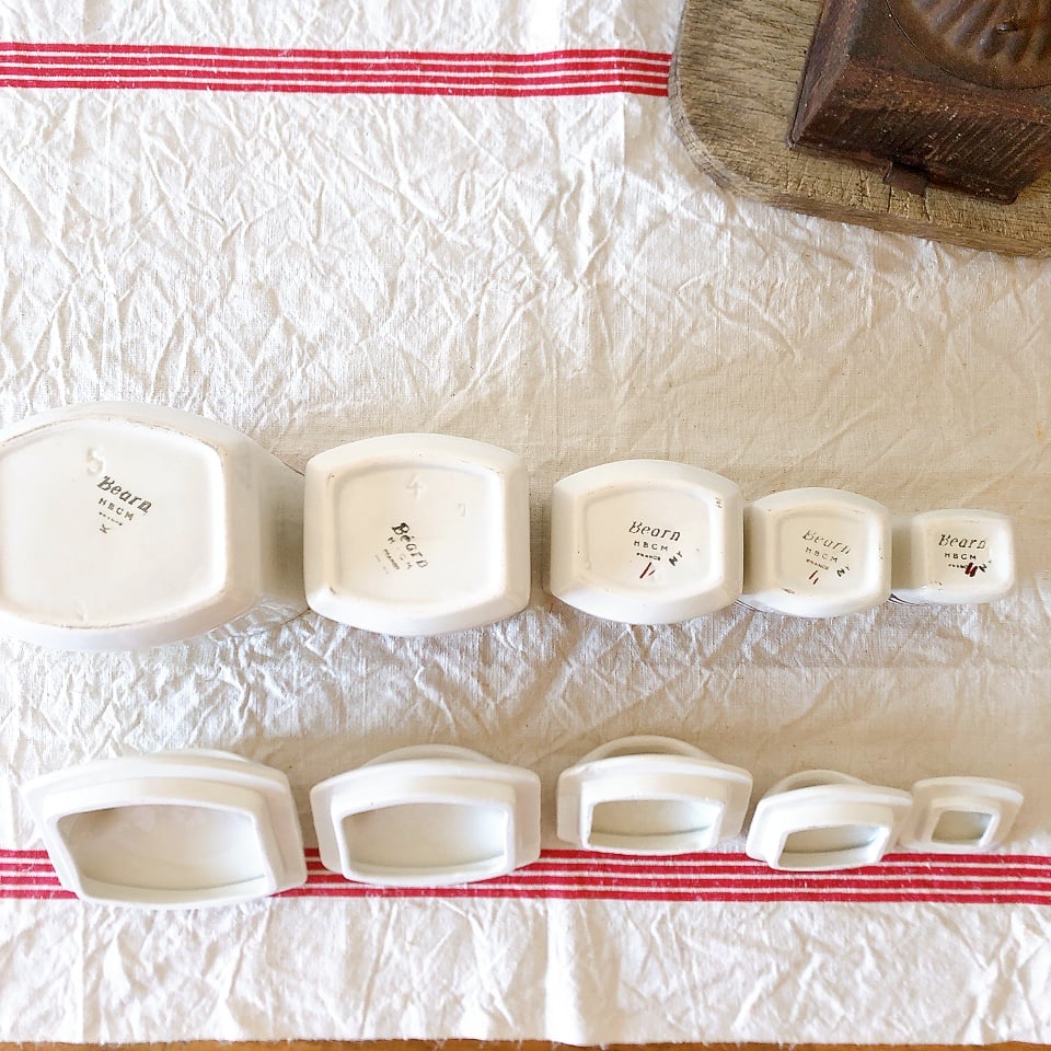 レア☆HBCM ベアン クレイユエモントロー バスク柄 陶器キャニスター5