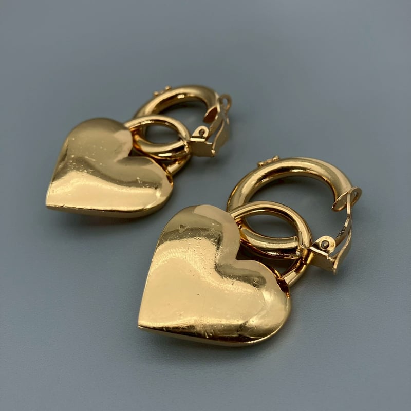 CHANEL (シャネル) ヴィンテージ ハート ココマーク カラーストーン