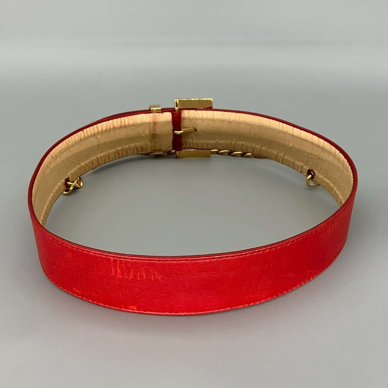 CHANEL (シャネル) ヴィンテージ ココマーク ロゴ チェーン ベルト