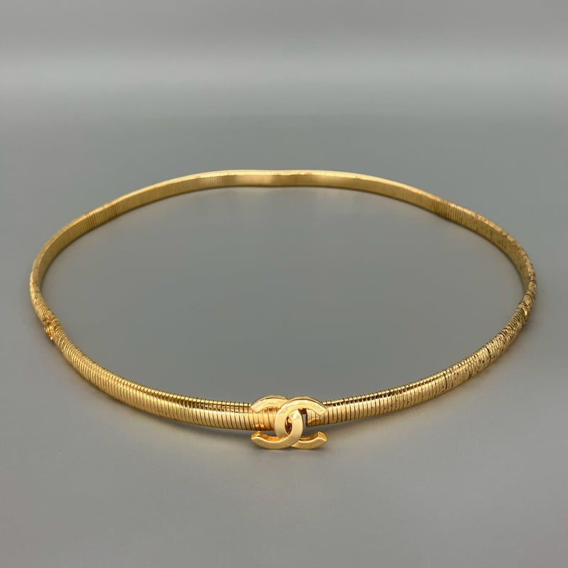 CHANEL (シャネル) ヴィンテージ ココマーク チェーンベルト