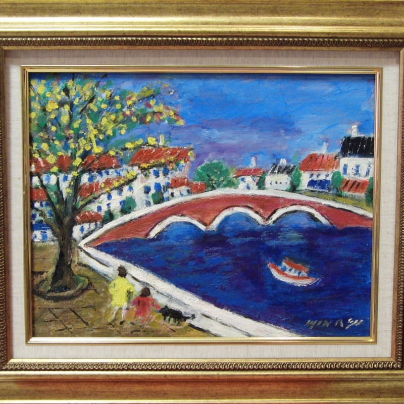 ≪国美協≫南 美穂子、『ベルギィ』、油彩画、F6号：40,9×31,8cm、油絵