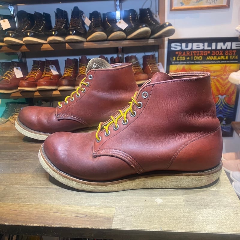 90s Vintage REDWING 8166 四角犬タグ アイリッシュセッター 8D 赤茶