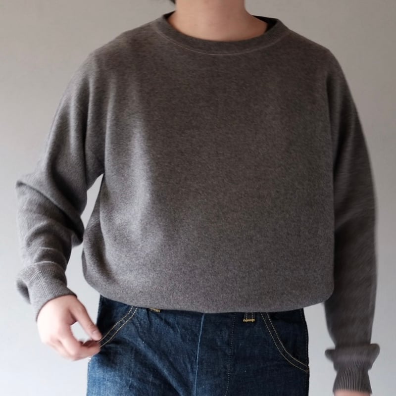 MEIAS / PURE CASHMERE SWEAT KNIT PO (T.MOCA) |