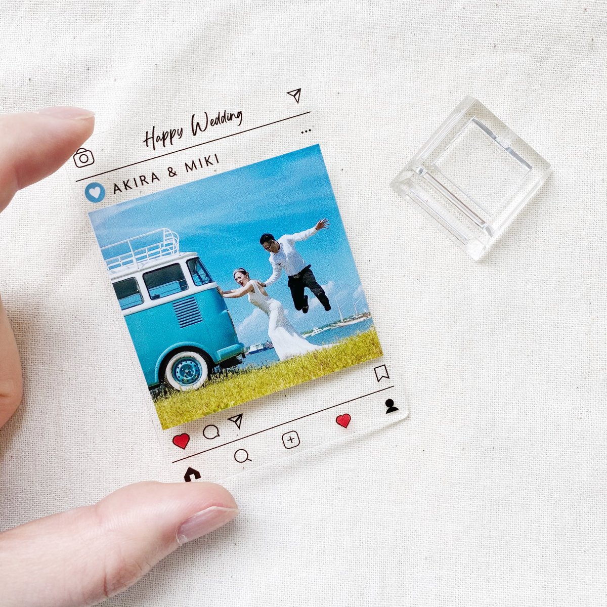 Insta風｜クリアカード | p-plus