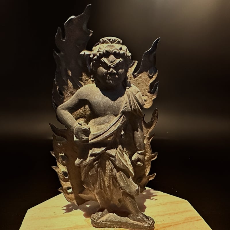 不動明王木彫と厨子 | 古物屋次元 オンラインショップ