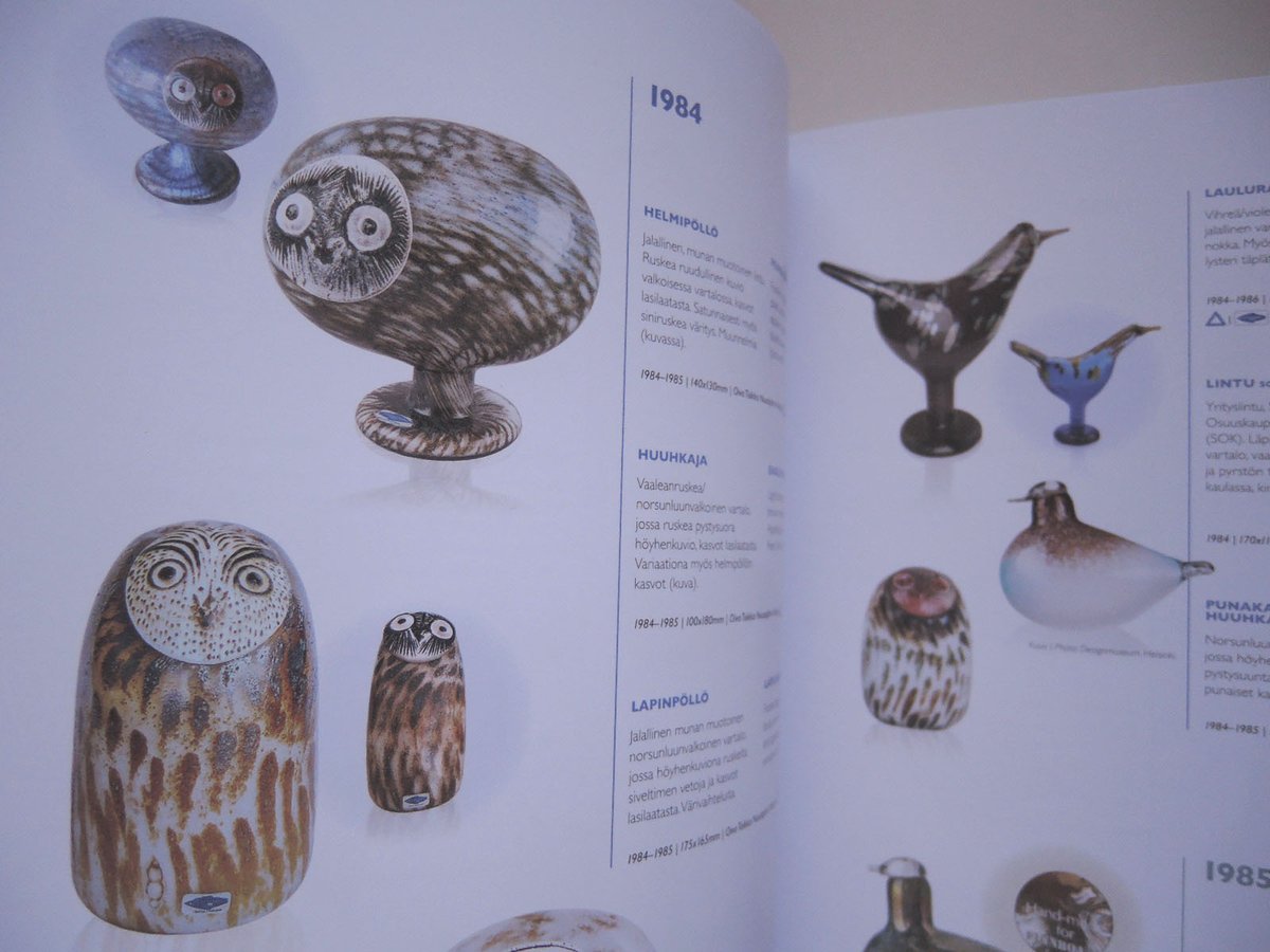 Toikka's Glass Birds book 2024 オイバ・トイッカ イッタラ バー