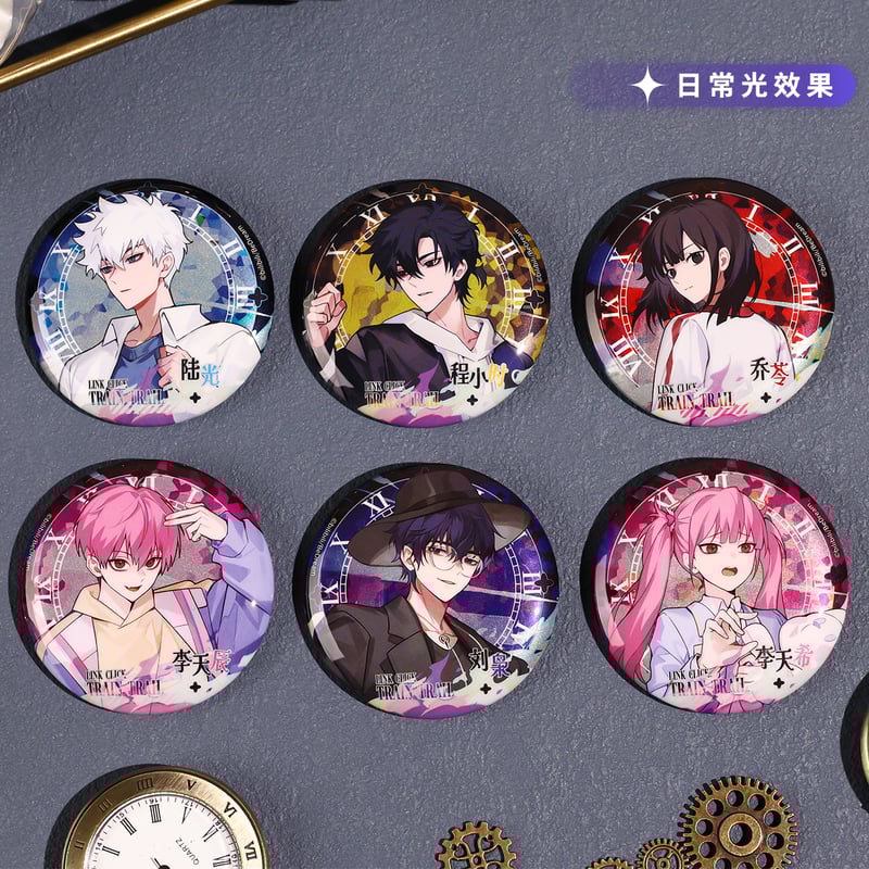 時光代理人 SurprisingClickシリーズ 審判列車 缶バッジ全セット