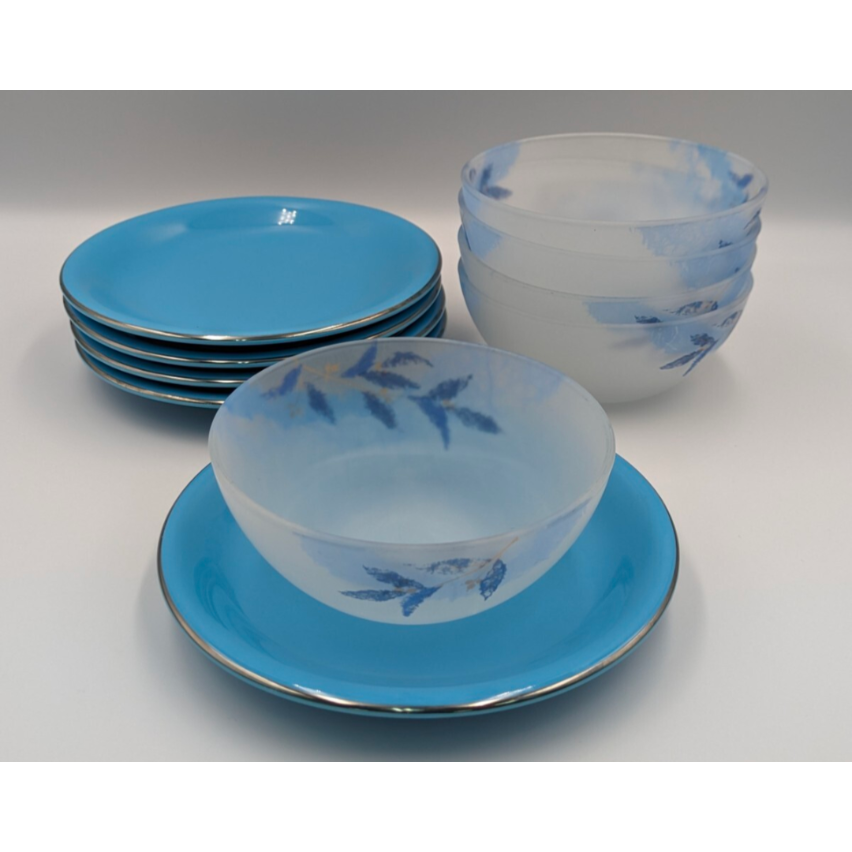 橘吉 たち吉 せせらぎ デザート 5客 セット 器5 個 ＋ 皿 5枚 | よし