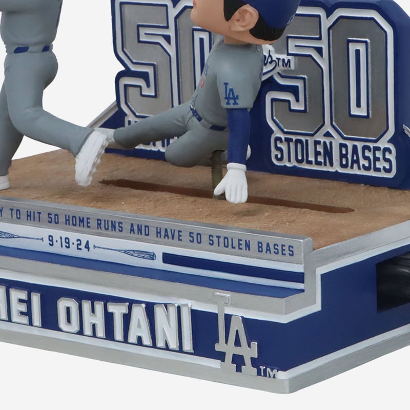 世界250個限定】50HR&50盗塁 スライダー デュアルボブルヘッド 大谷