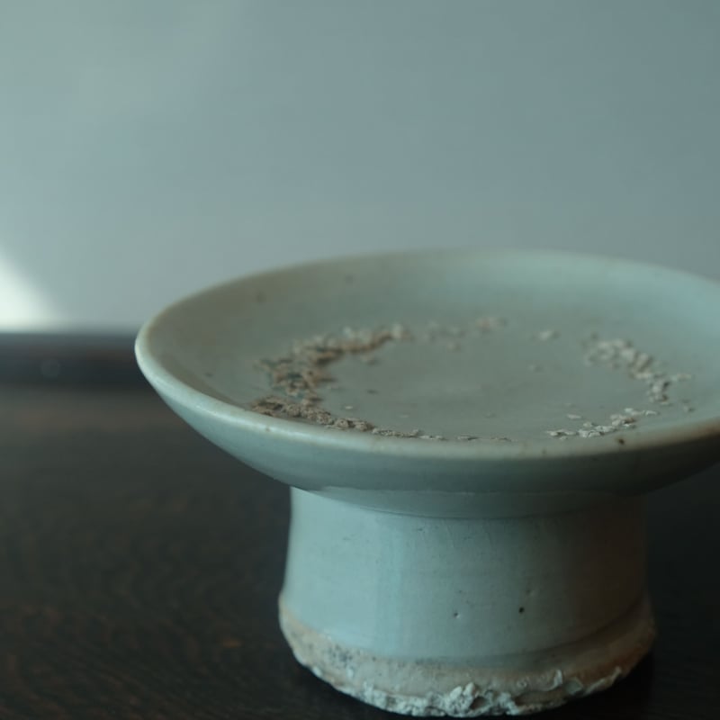 李朝 白磁高台皿（小） 李氏朝鮮時代 | gallery & boutique 雪月花