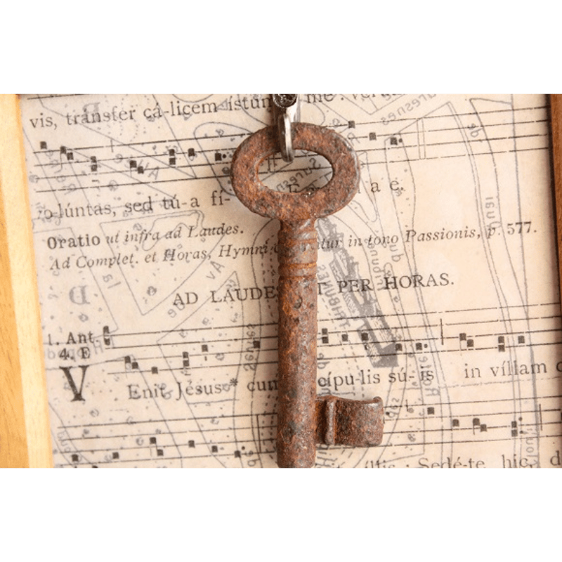 古びたアンティークキー 蚤の市で見つけた幸せの古い鍵 [c012] | shanachie