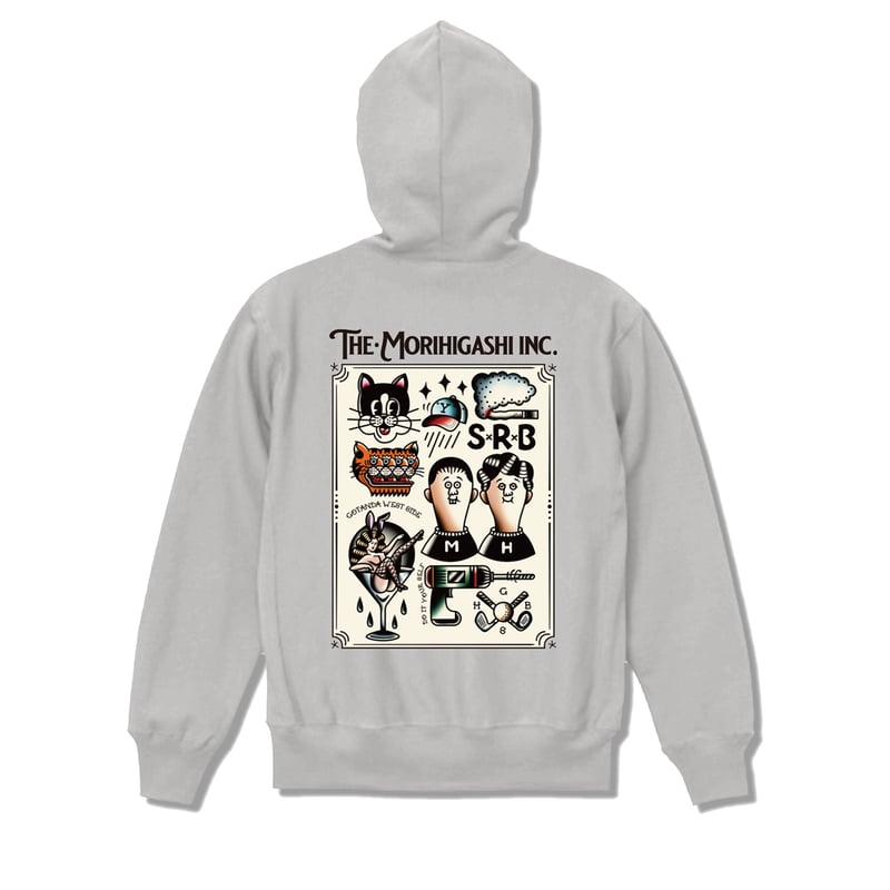 12oz P/O HOODIE : FLASH | THE・MORIHIGASHI ONLIN